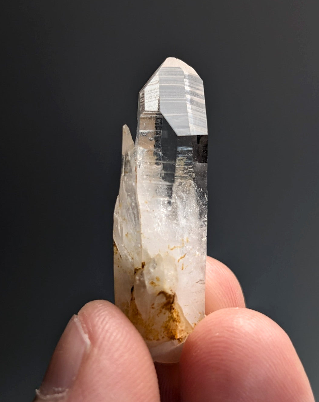 VERY Unique Quartz Crystal Point, Old Stock, Montgomery County, Arkansas, USA