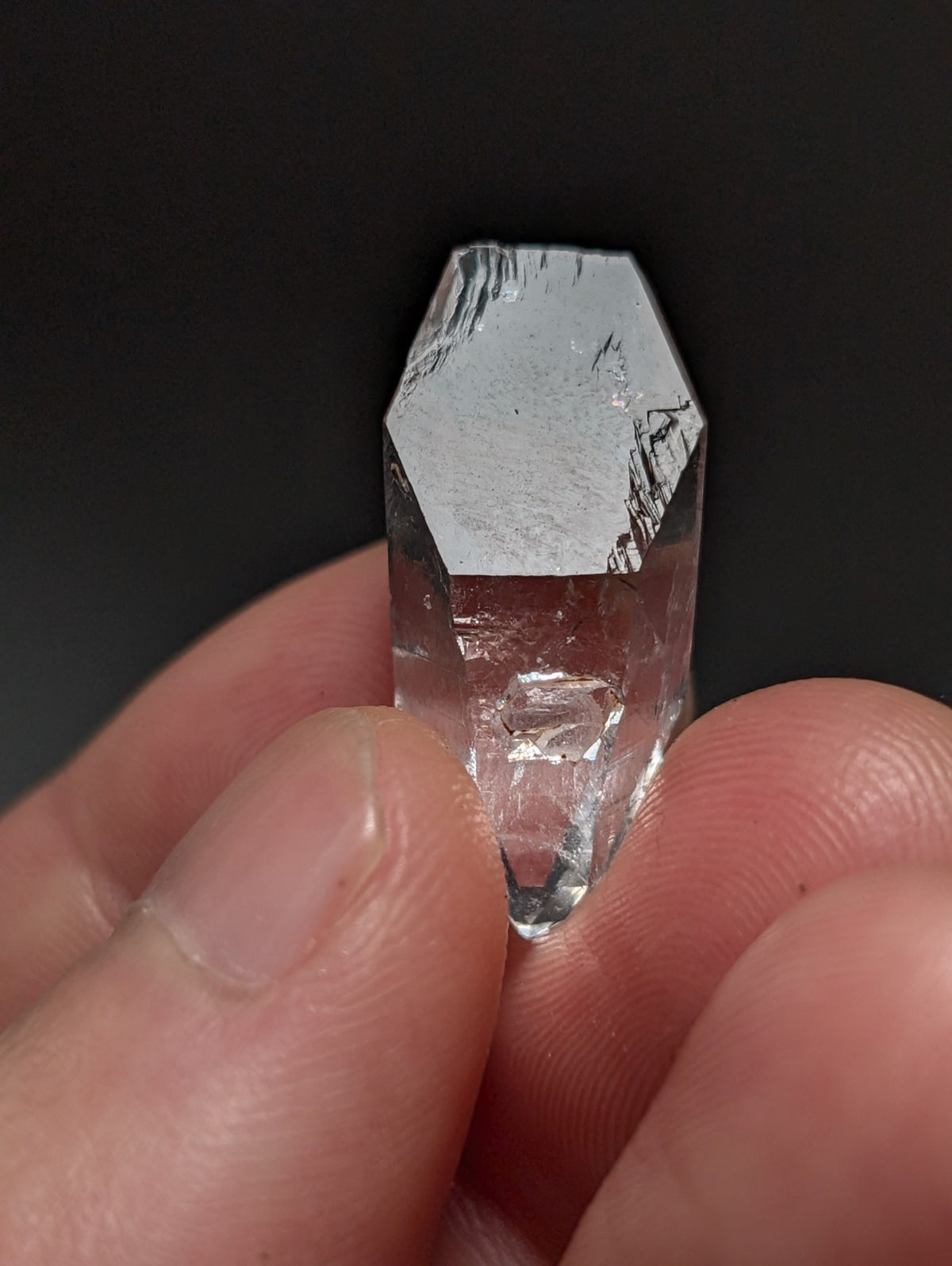 Unique Double Terminated Quartz w/ large face, Garland County, Arkansas, USA