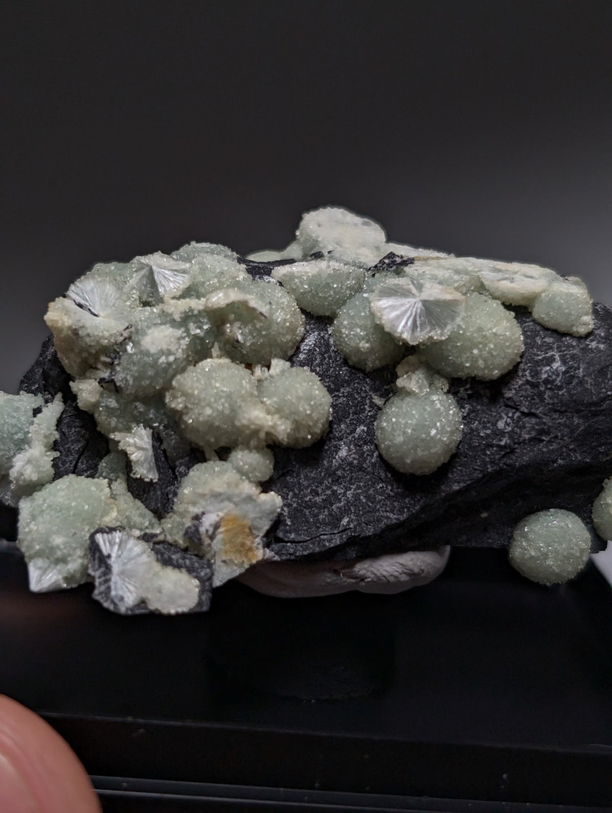 UV Reactive Wavellite - Fantastic Old Stock - Mauldin Mountain, Arkansas, Rare