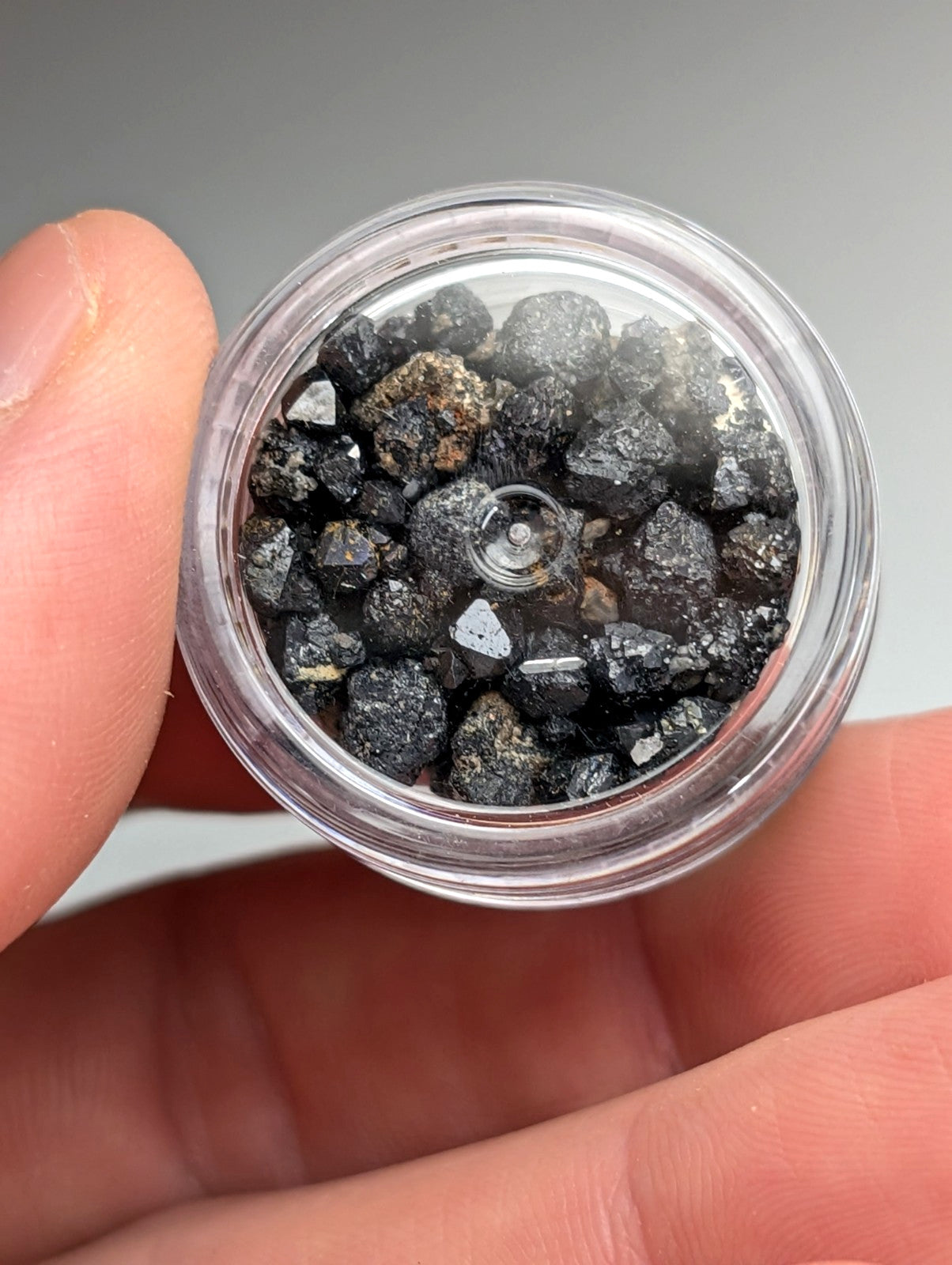 Micro Brookites + Smoky Quartz, Magnet Cove, Arkansas, Old Stock, 10+ gram set