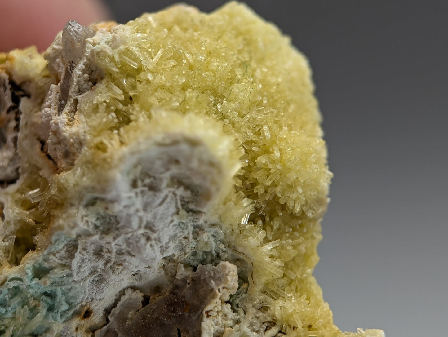 Wavellite with Variscite - Rare Old Stock - Polk County, Arkansas, Super Unique