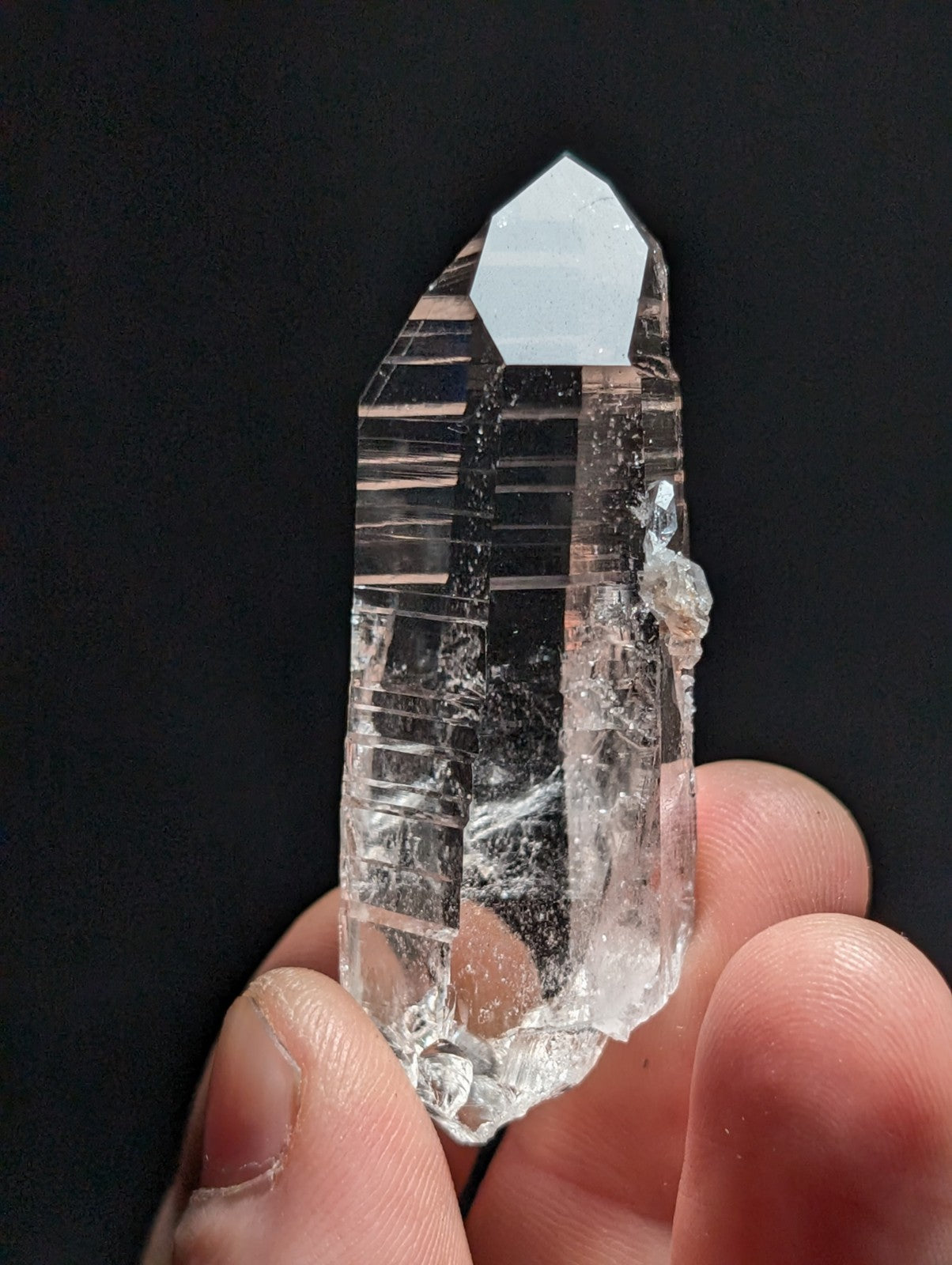 A+++ "Lemurian" Quartz Crystal Point, Garland County, Arkansas, USA, A+