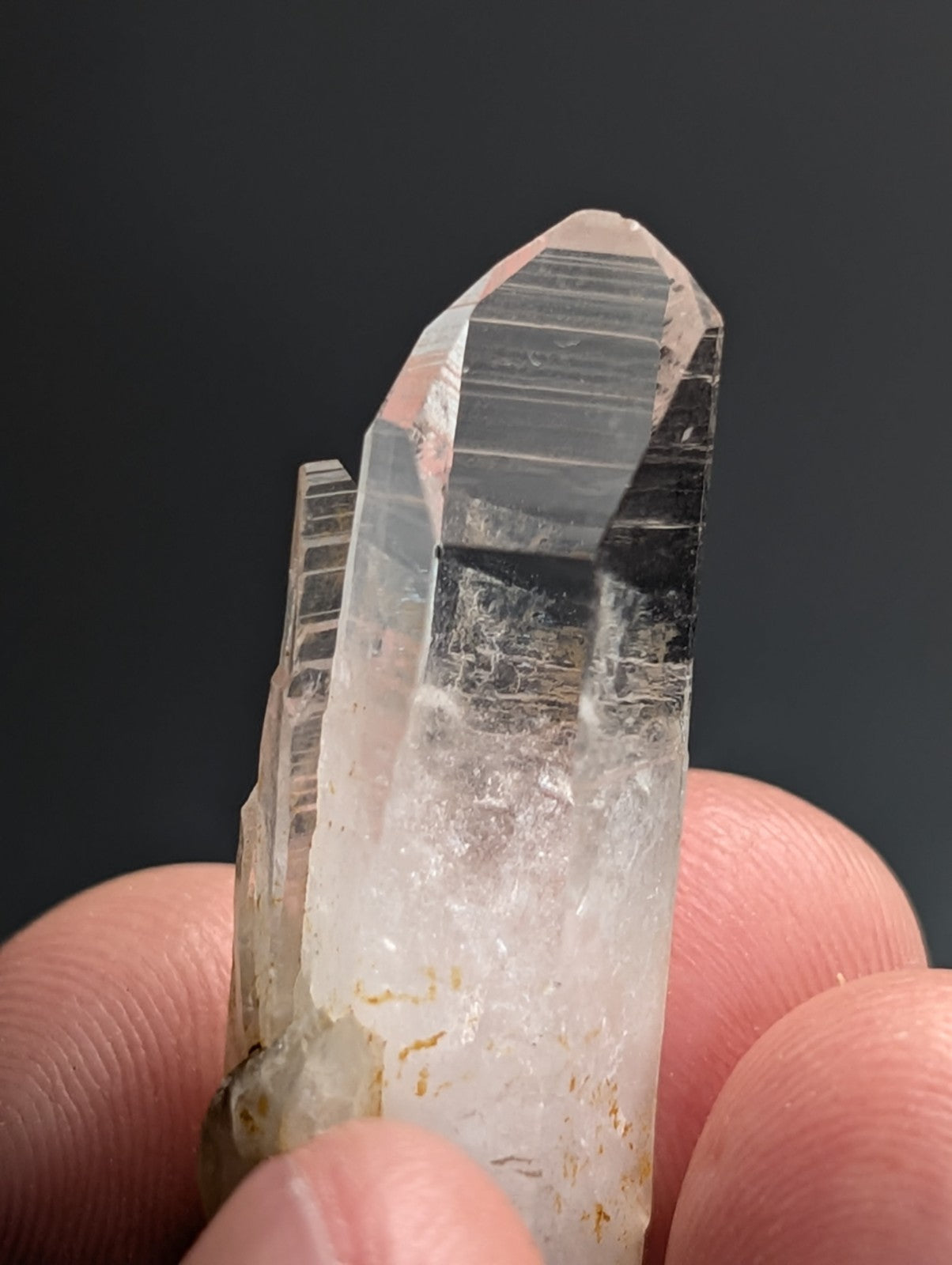 VERY Unique Quartz Crystal Point, Old Stock, Montgomery County, Arkansas, USA