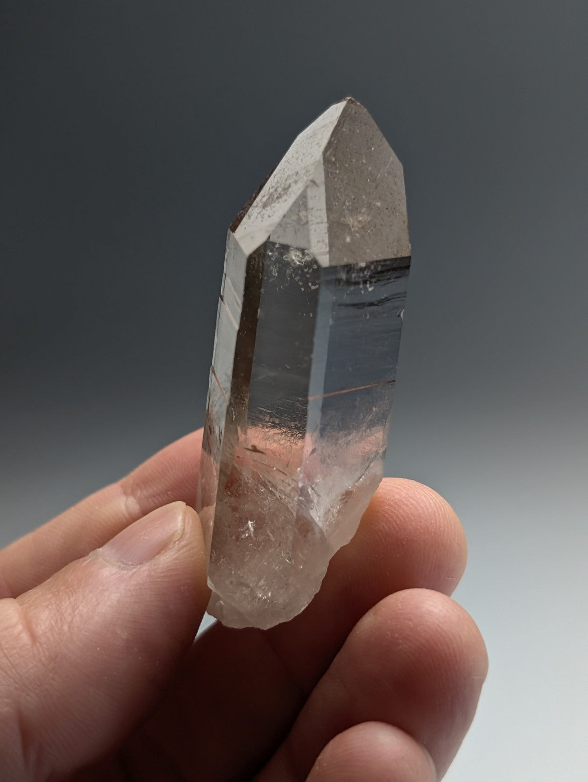 Natural Smoky Quartz Crystal w/ Very unique inclusions, Garland County, Arkansas