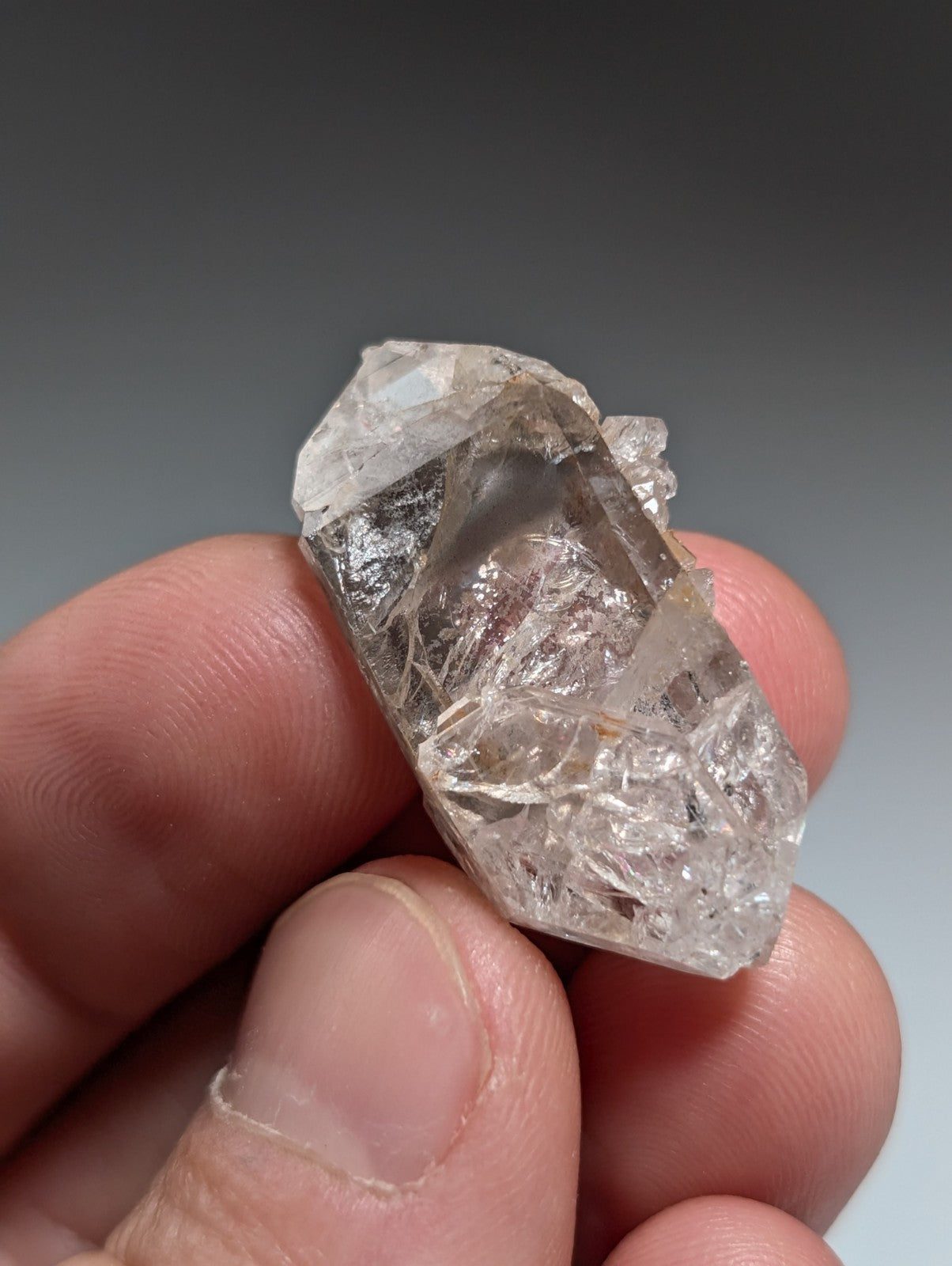 Phantom Quartz Crystal Point, Double Terminated, Garland County, Arkansas, USA