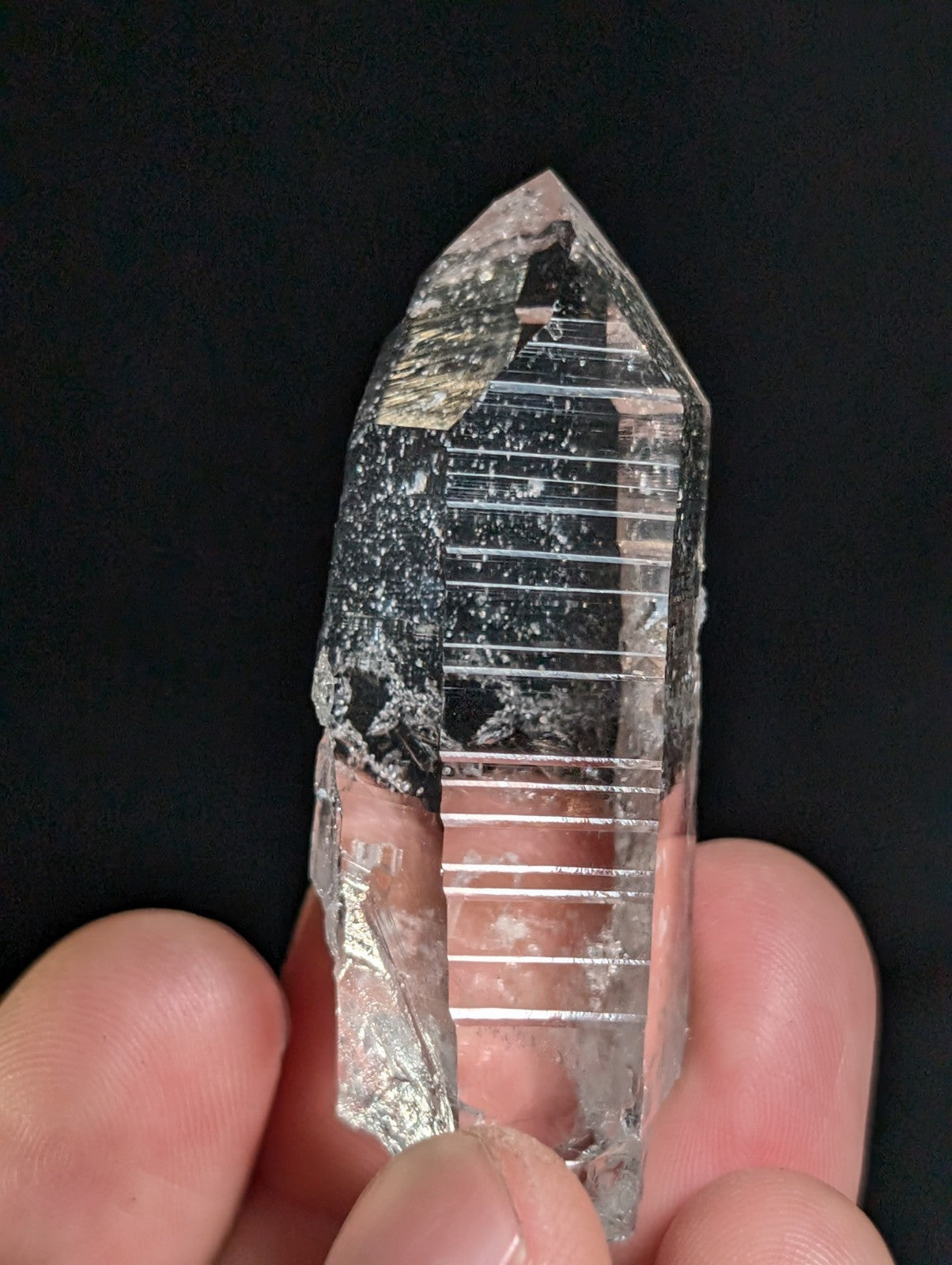 A+++ "Lemurian" Quartz Crystal Point, Garland County, Arkansas, USA, A+