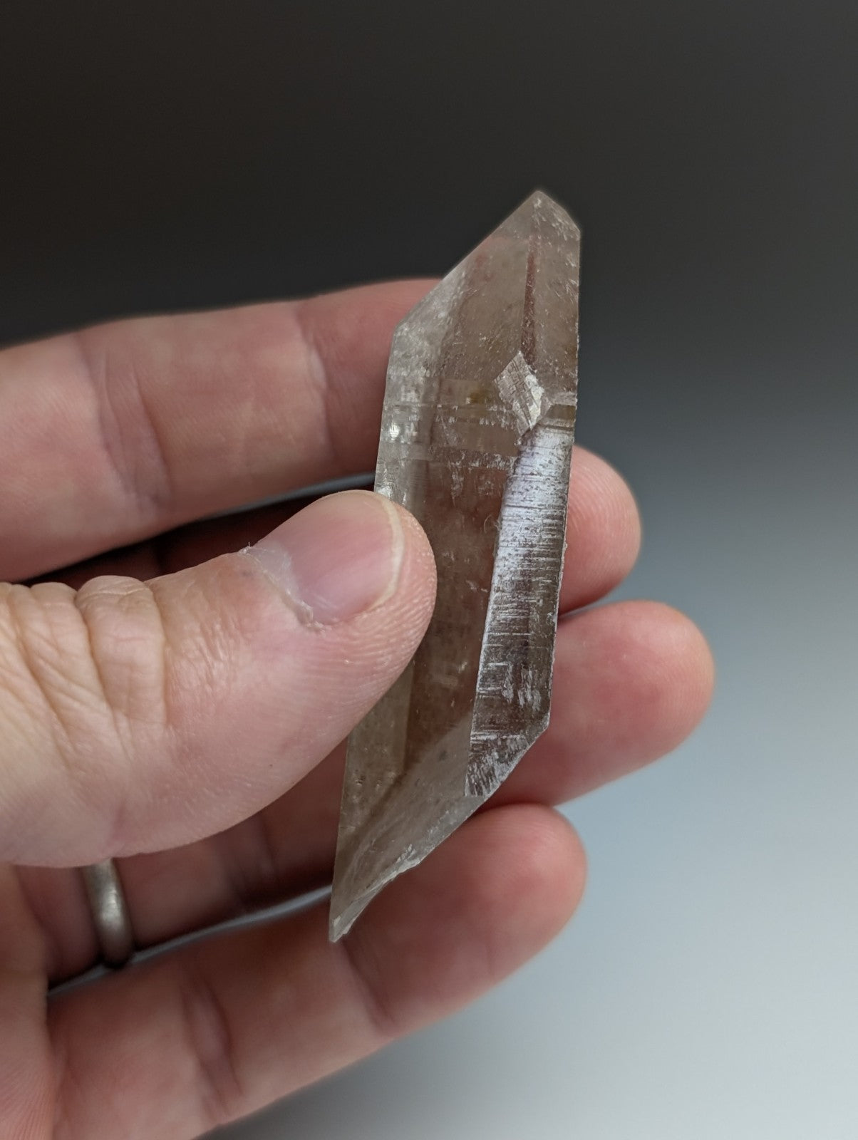 Natural Smoky Quartz Crystal w/ Very unique inclusions, Garland County, Arkansas