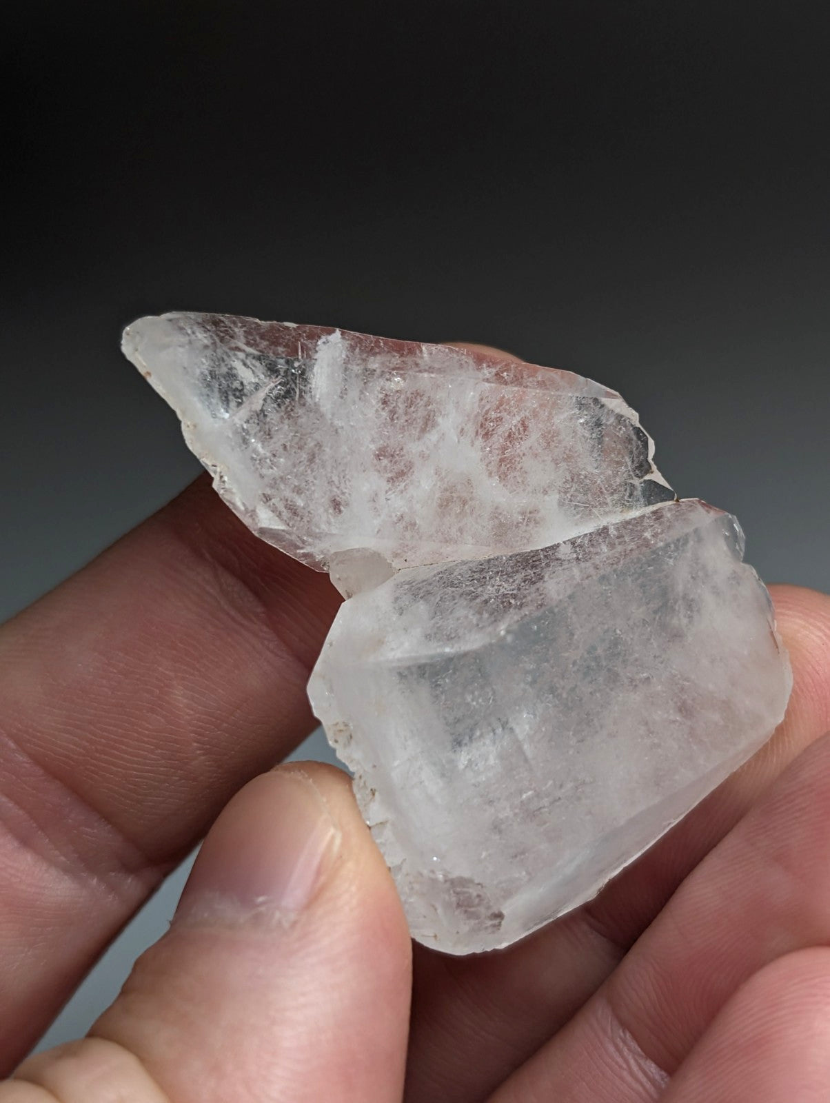 Unique Quartz Crystal "Floater" Point, Old Stock, Montgomery County, Arkansas