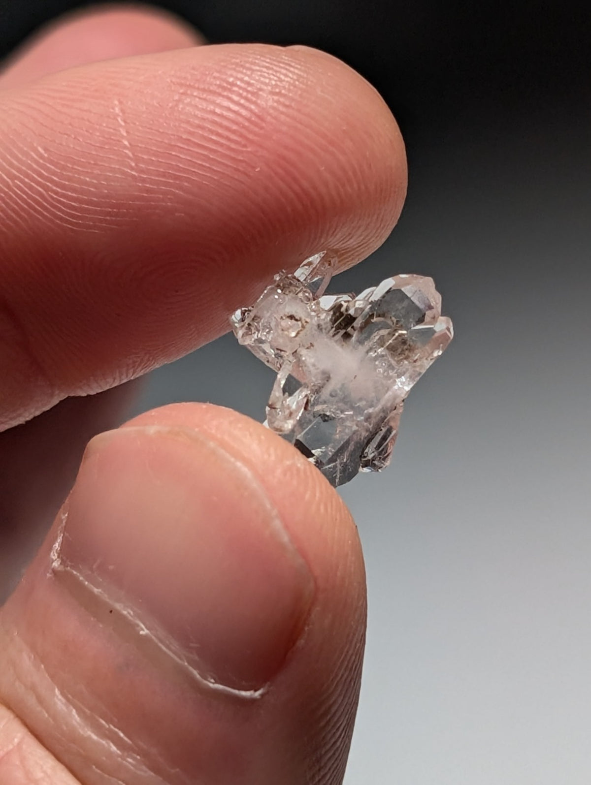 Set of 5 Faden Quartz Crystals, Montgomery County, Arkansas, USA, OOAK/Unique