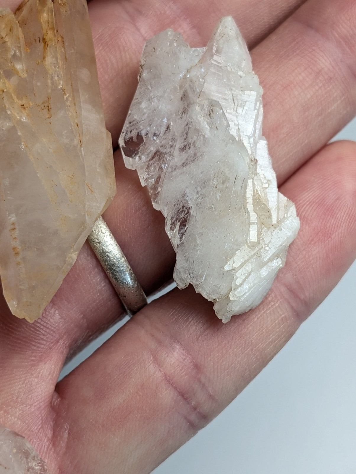 Set of 9 Arkansas Quartz Crystals, Garland County, Unique & OOAK