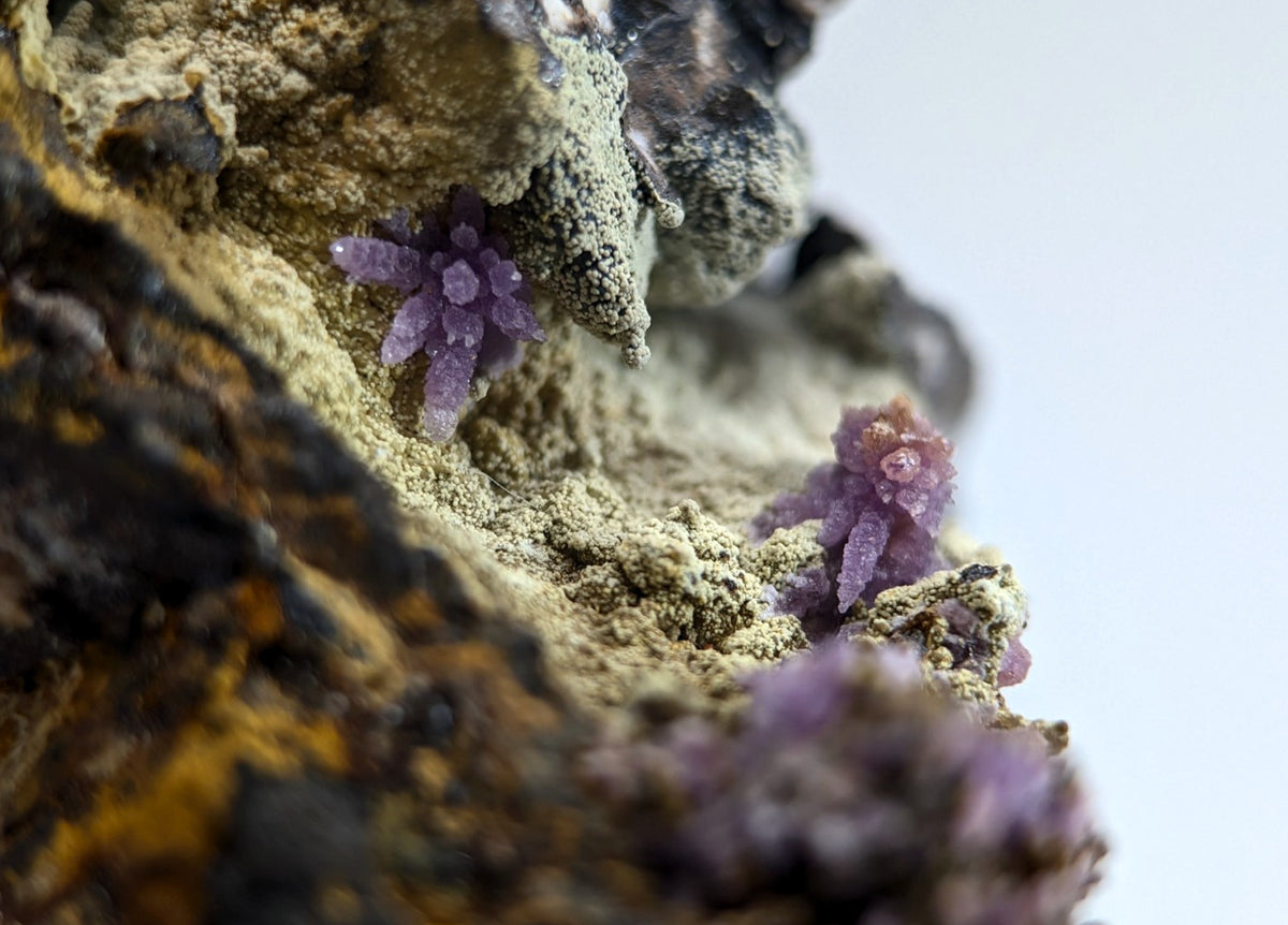 Super Rare Strengite + Kidwellite, etc, Coon Creek Mine, Polk Co, Arkansas, A+++