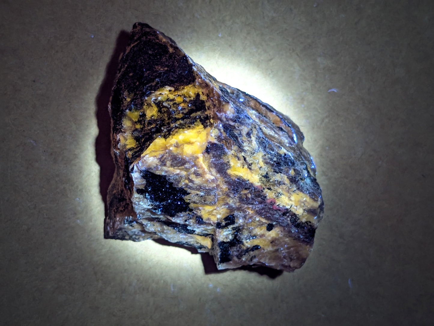 Very Rare Miserite + Wollastonite, Wilson Springs, Garland County, Arkansas, USA