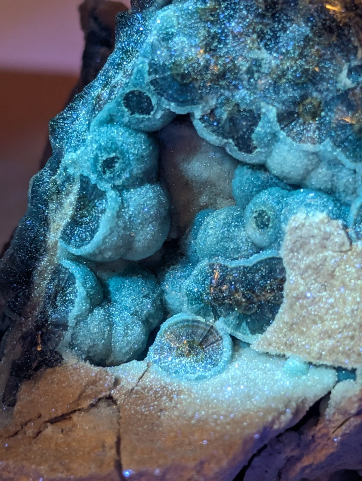 A+++ Blue-Green Wavellite - Old Stock - Delinde Claim - Garland County, Arkansas