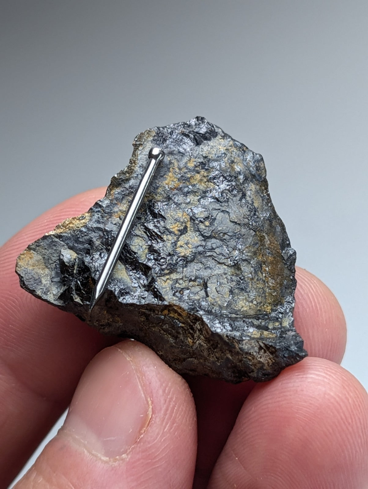 Magnetite (Lodestone), Magnet Cove, Arkansas, Old Stock, natural magnet