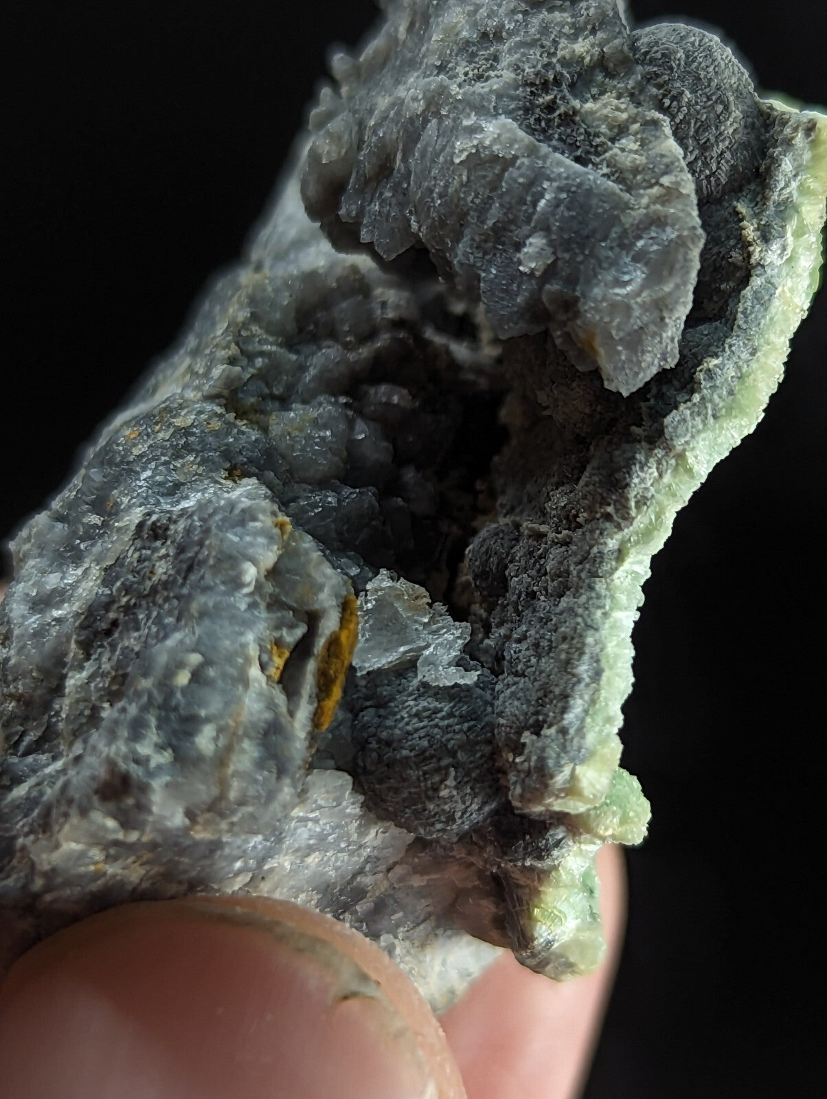 Green Wavellite + Grey Quartz - Fantastic Old Stock - Mauldin Mountain, Arkansas