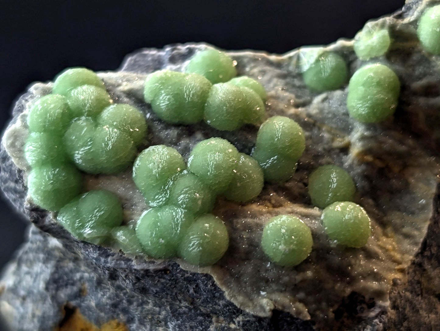 A+++ Green Wavellite - Fantastic Old Stock - Mauldin Mountain, Arkansas, USA