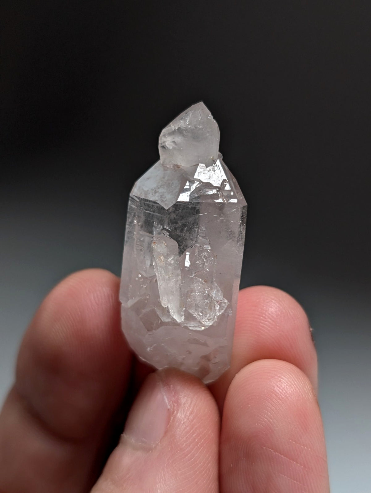 VERY Unique Quartz Crystal Point, Garland County, Arkansas, Double Terminated