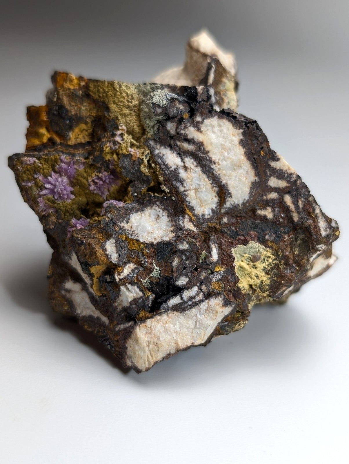 Super Rare Strengite + Kidwellite, etc, Coon Creek Mine, Polk Co, Arkansas, A+++