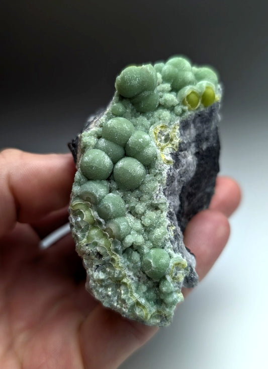 A+ Green Wavellite - Fantastic Old Stock - Mauldin Mountain, Arkansas, USA