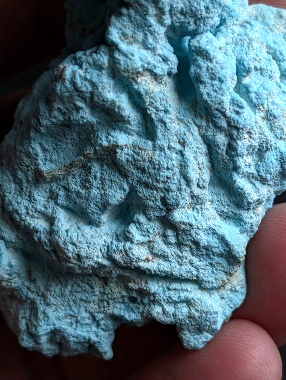 Turquoise - Rare Old Stock - Porter Mountain , Polk County, Arkansas, ex Delinde