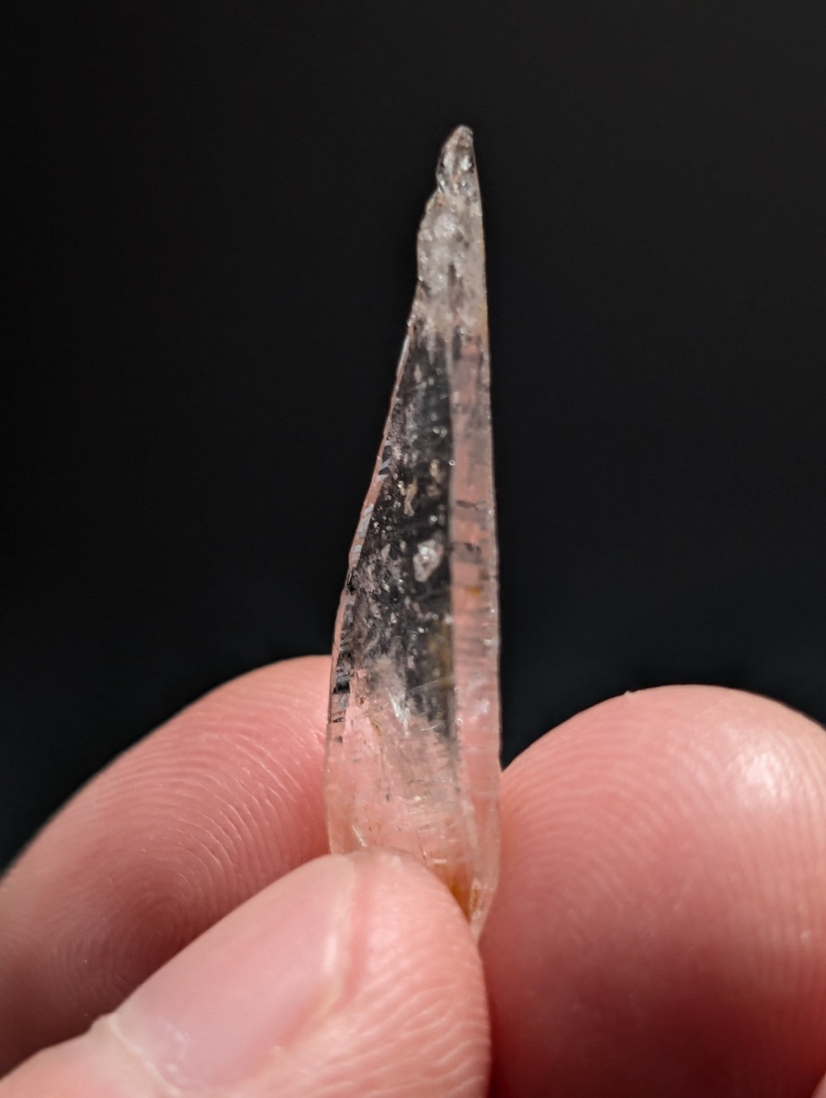 Sheet Quartz Crystal Oddity, Double Terminated, Garland County, Arkansas, USA