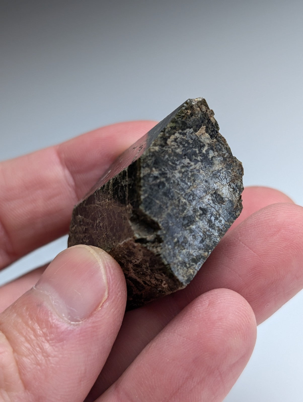 Diopside  (Ex Henry Delinde Collection) Yates Mine, Quebec, Canada, 1977