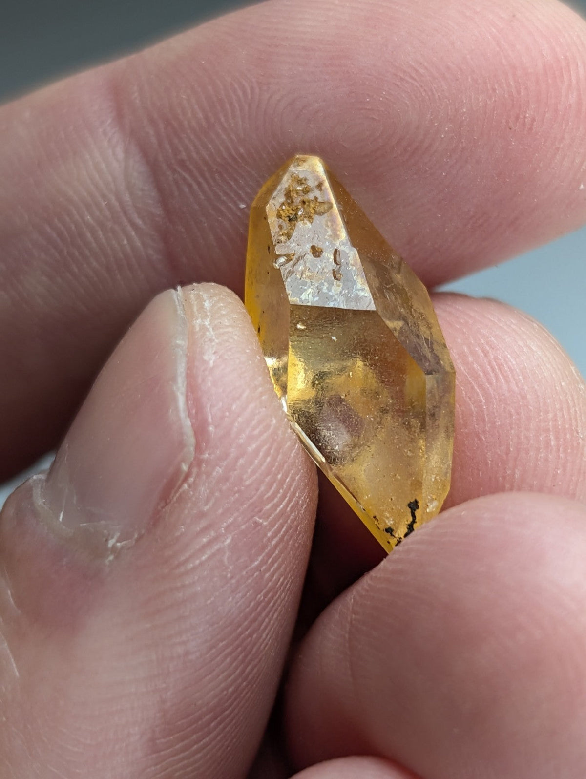 Set of 8 Double Terminated Quartz Crystals from Garland County, Arkansas , A+