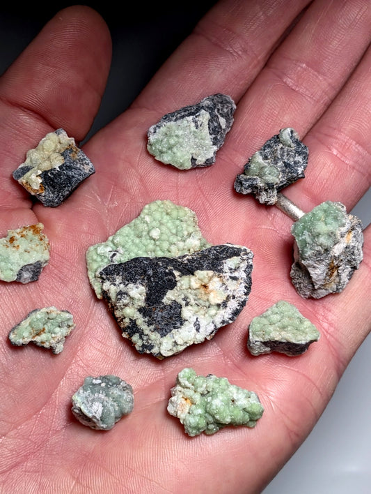 Set of 10 Wavellites - Fantastic Old Stock - Mauldin Mountain, Arkansas, ooak