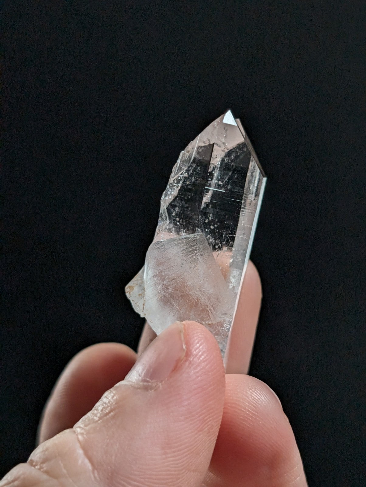 VERY Unique Quartz Crystal Point, Old Stock, Montgomery County, Arkansas, USA