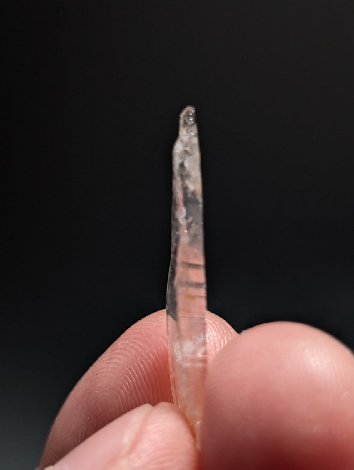 Sheet Quartz Crystal Oddity, Double Terminated, Garland County, Arkansas, USA
