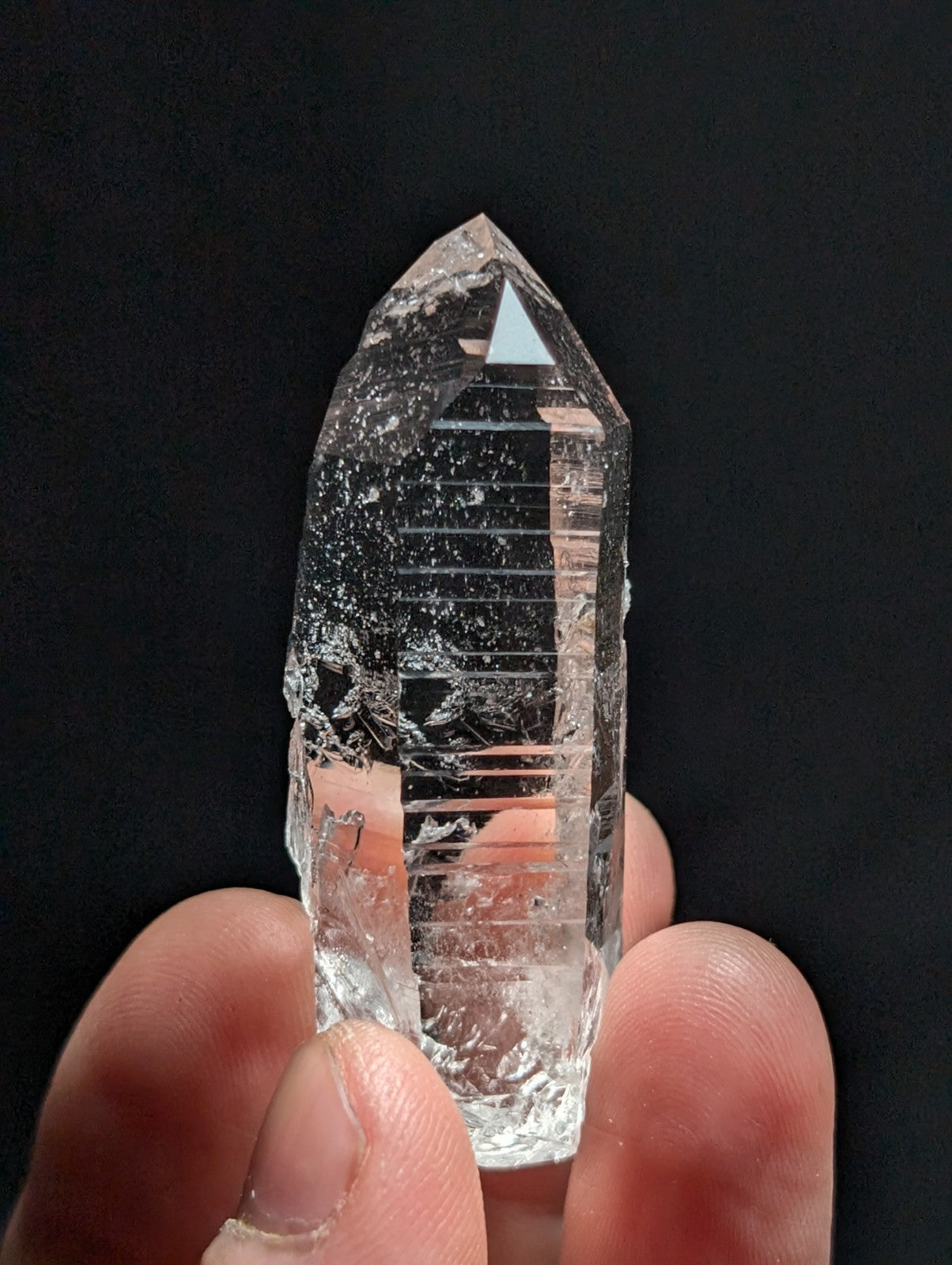 A+++ "Lemurian" Quartz Crystal Point, Garland County, Arkansas, USA, A+