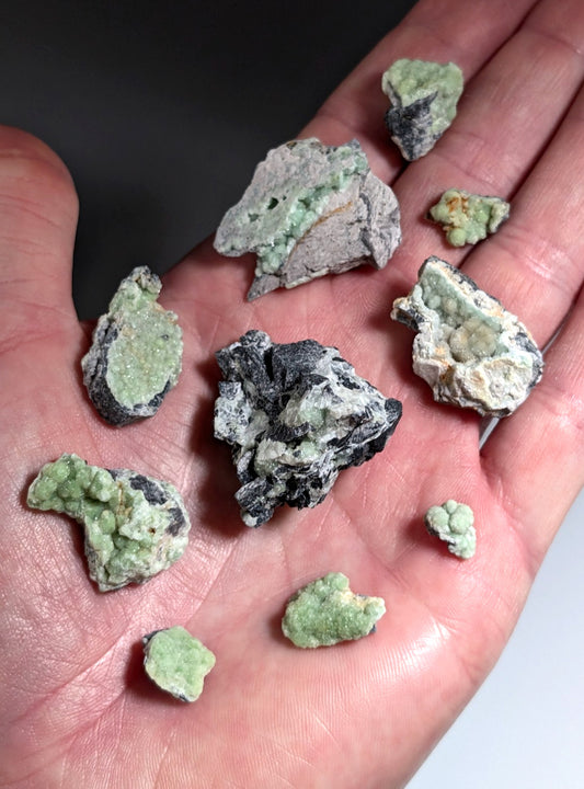 Set of 10 Wavellites - Fantastic Old Stock - Mauldin Mountain, Arkansas, ooak