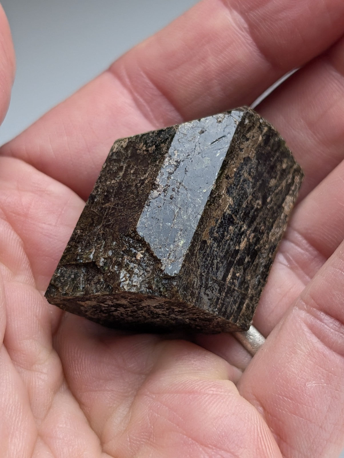 Diopside  (Ex Henry Delinde Collection) Yates Mine, Quebec, Canada, 1977