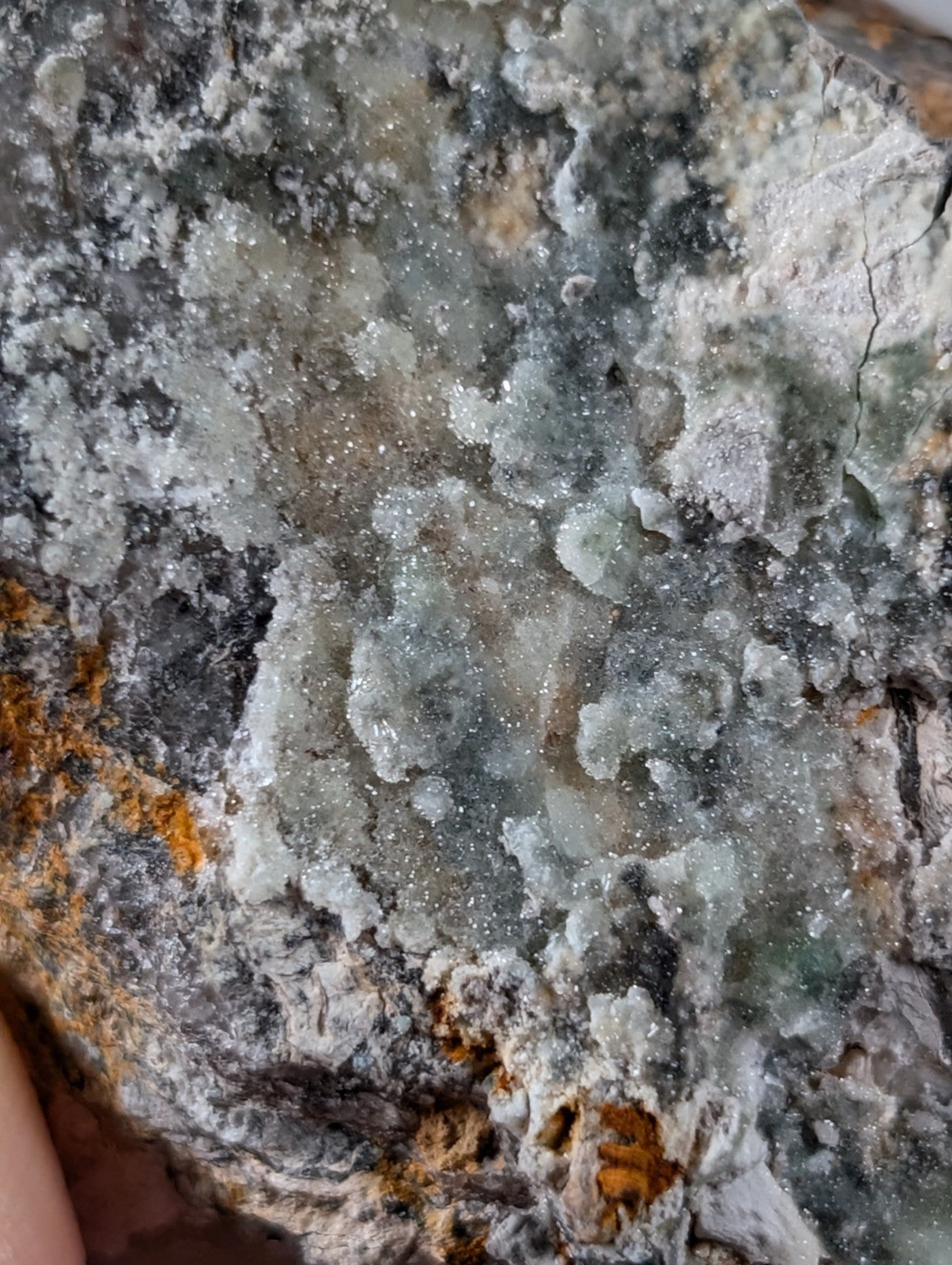 Wavellite on Quartz, Fantastic Old Stock - Mauldin Mountain, Arkansas, USA