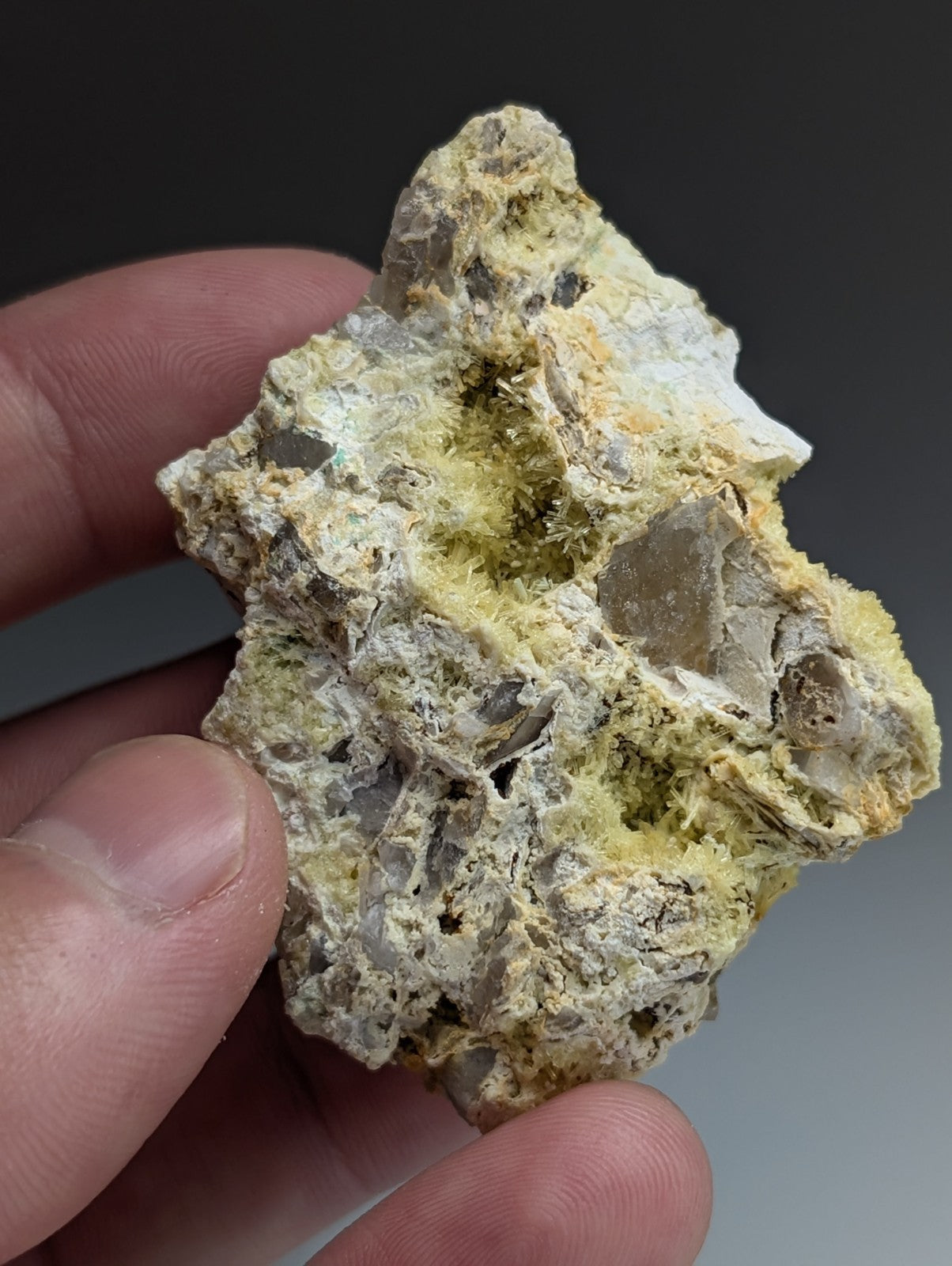 Wavellite with Variscite - Rare Old Stock - Polk County, Arkansas, Super Unique