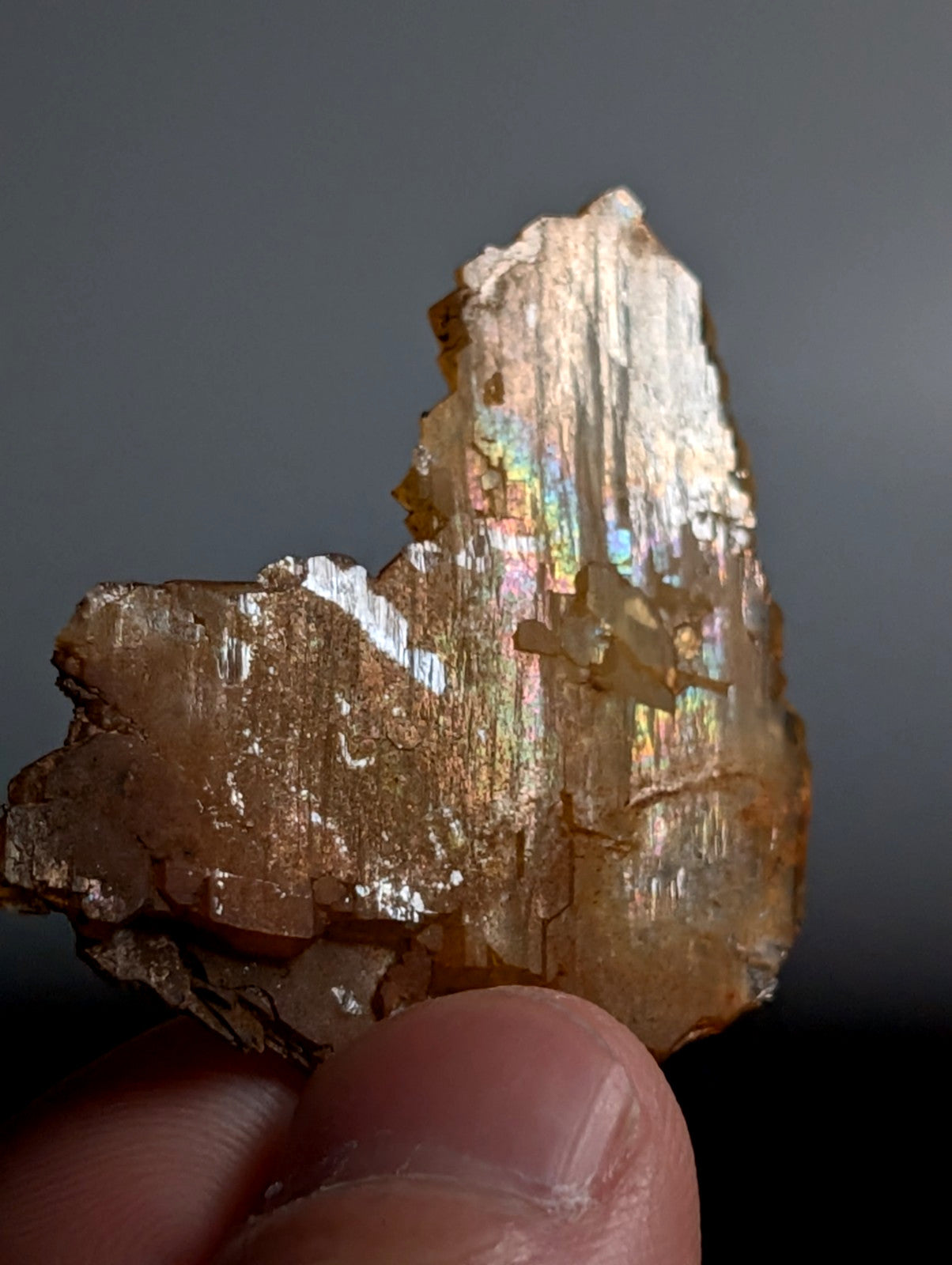 Rare Faden Sheet Quartz Crystal w/ Rainbows, Garland County, Arkansas, USA, A+