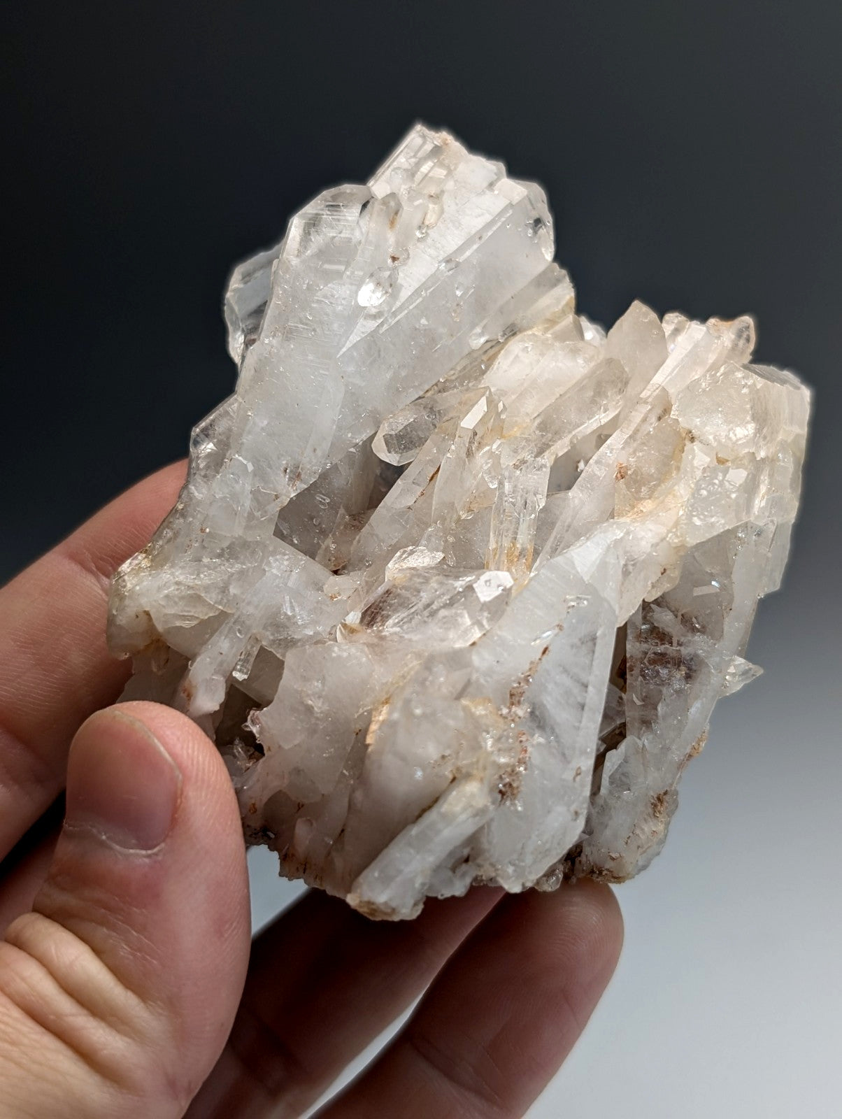 Unique Faden Quartz Crystal Cluster, Montgomery County, Arkansas, USA, A+