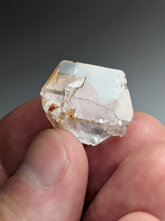 Unique Quartz Crystal Point w/ DT form, Garland County, Arkansas, USA
