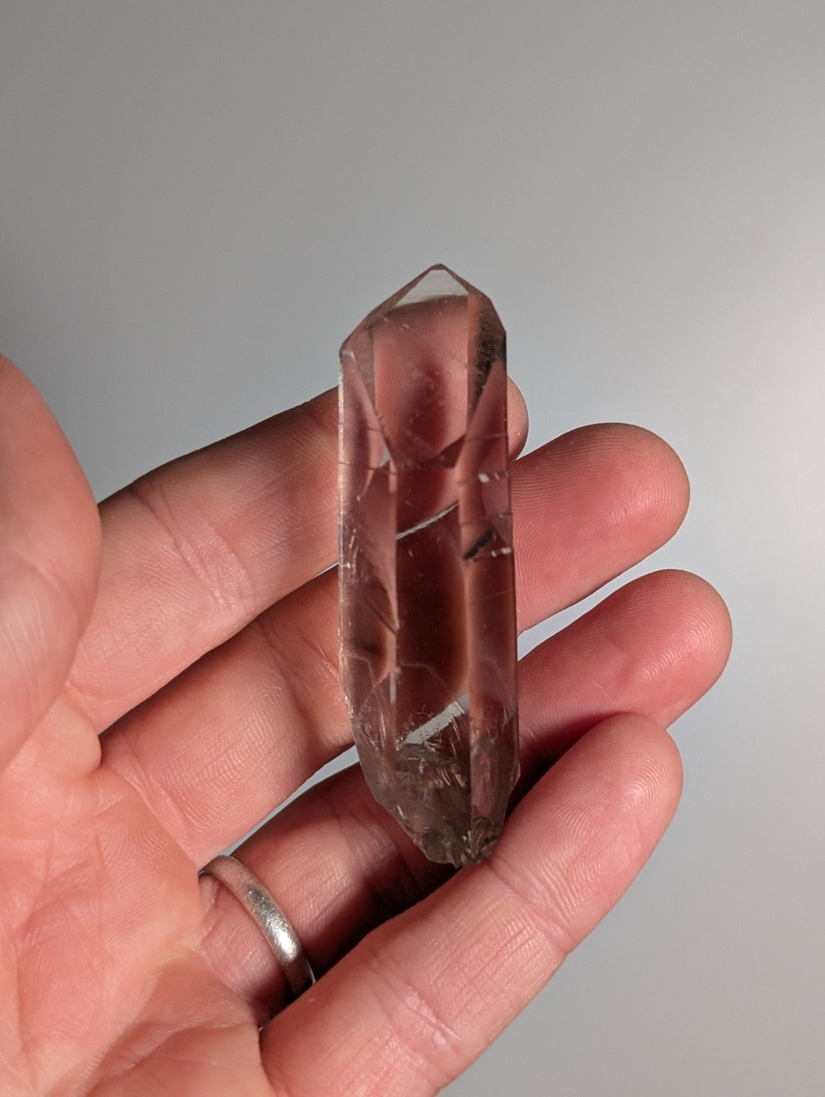 Natural Smoky Quartz Crystal w/ Very unique inclusions, Garland County, Arkansas