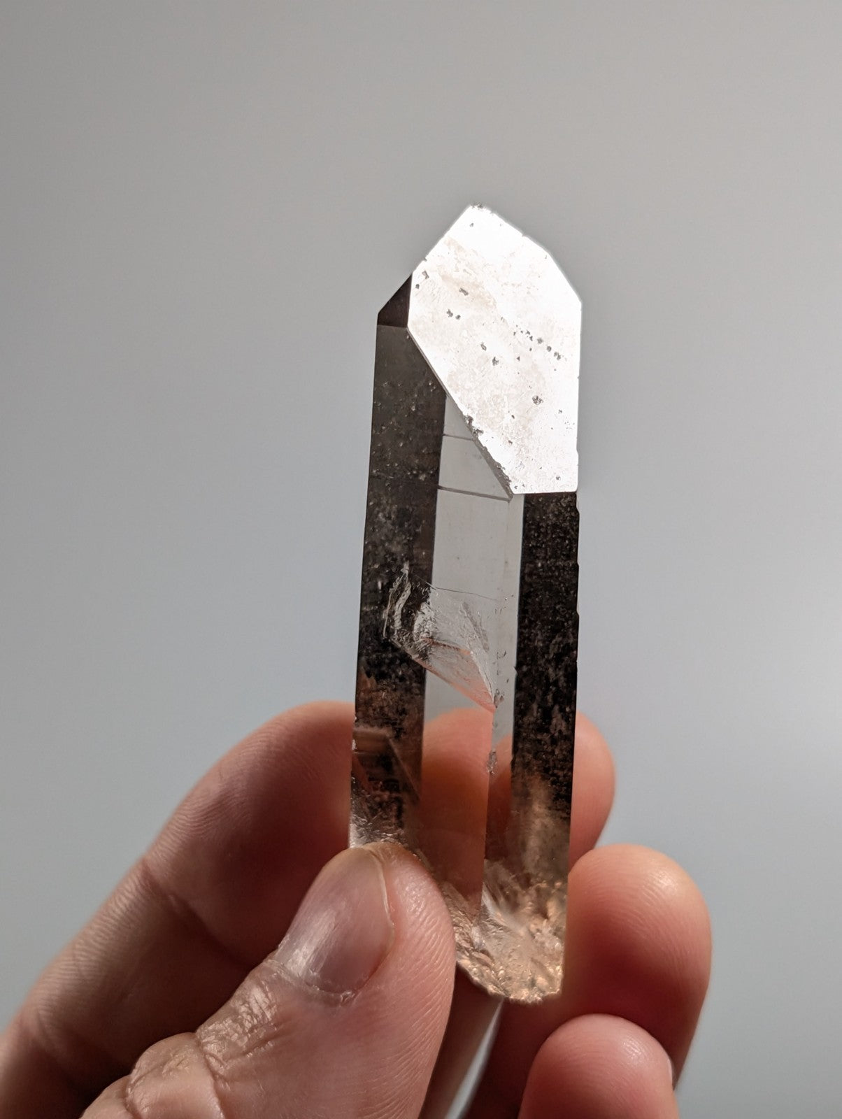 Natural Smoky Quartz Crystal w/ Very unique inclusions, Garland County, Arkansas