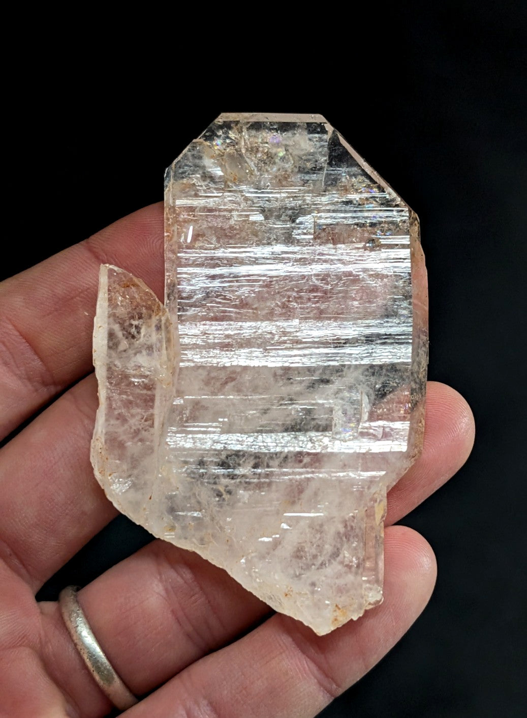 VERY Unique Tabby Faden Quartz Crystal, Garland County, Arkansas, USA, A+