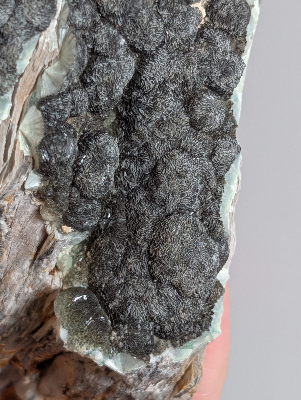 Black Wavellite - Fantastic Old Stock - Mauldin Mountain, Arkansas, USA, Rare