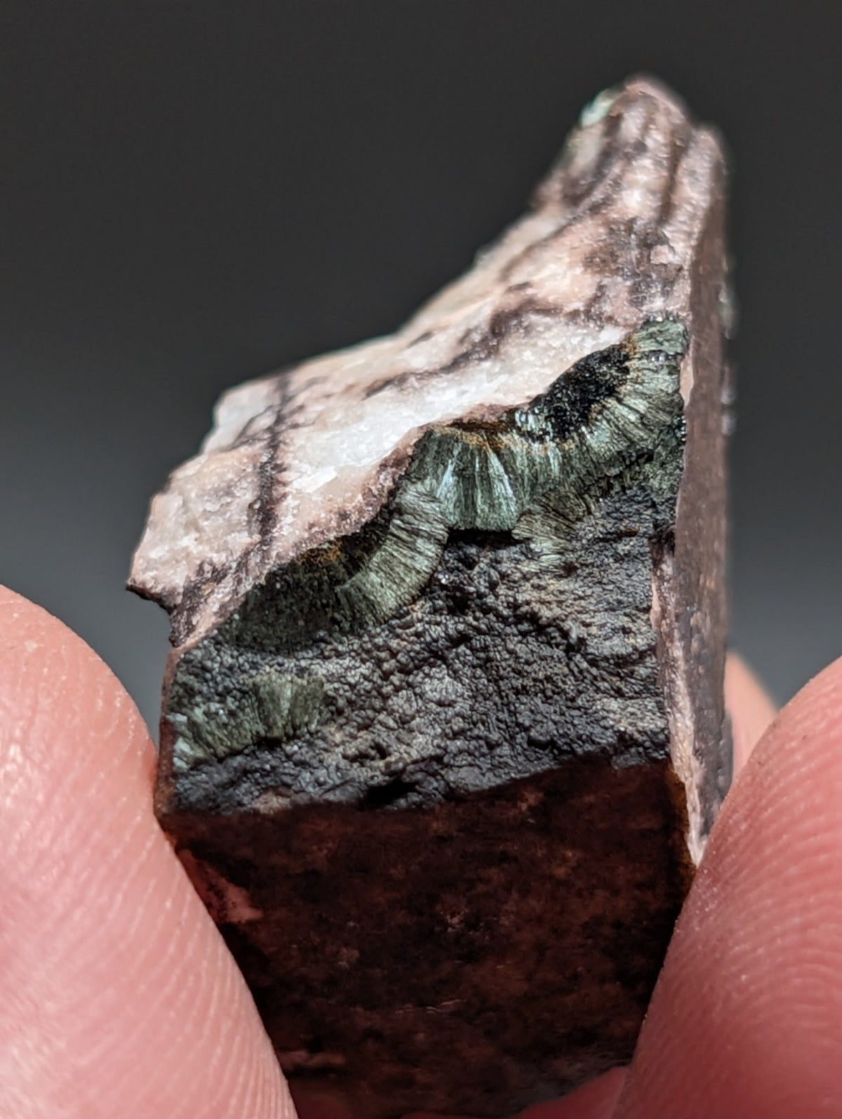 Rare Kidwellite specimen - Coon Creek Mine, Polk County, Arkansas, USA