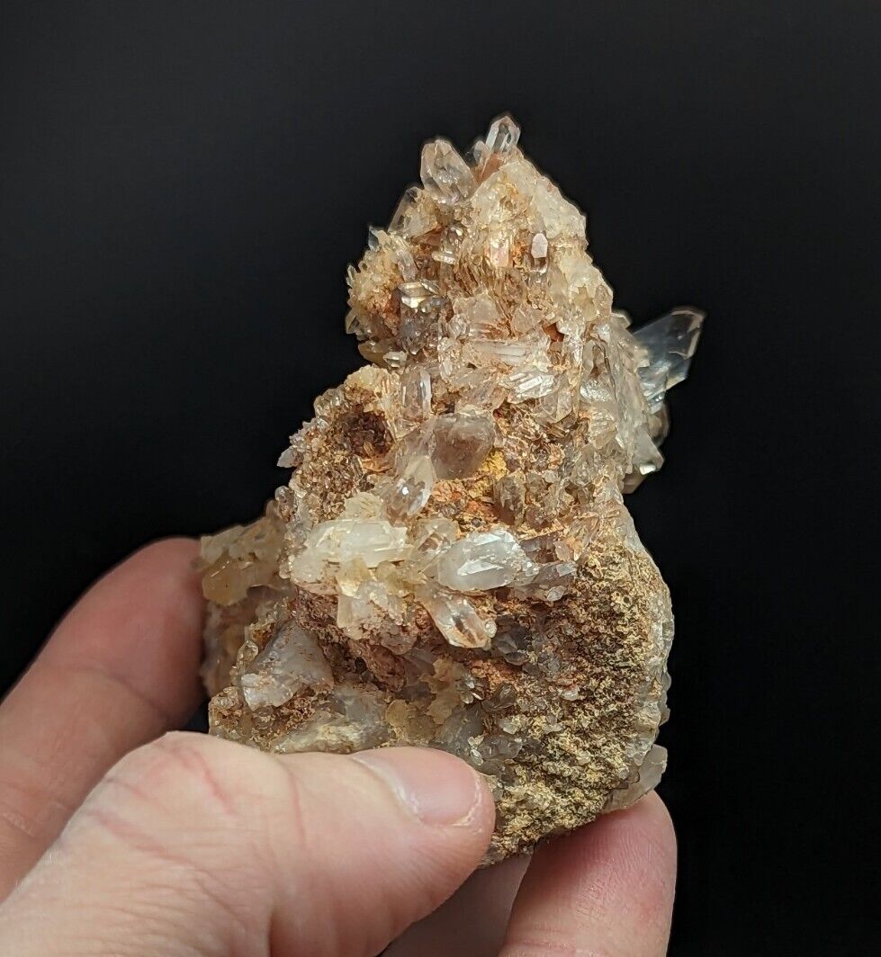Sparkly Arkansas Quartz Crystal Cluster, Montgomery Co, Arkansas, USA