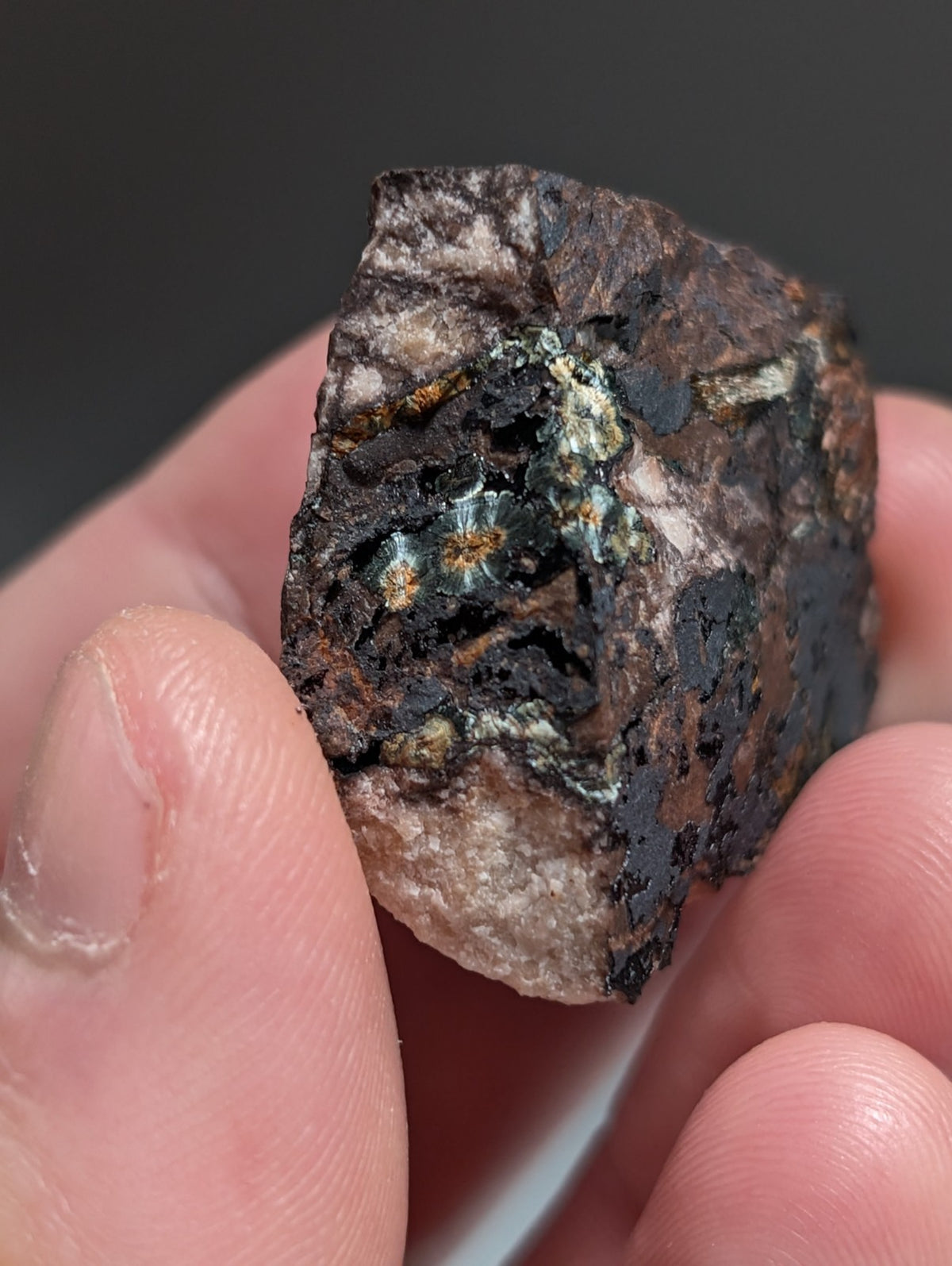 Rare Kidwellite specimen - Coon Creek Mine, Polk County, Arkansas, USA
