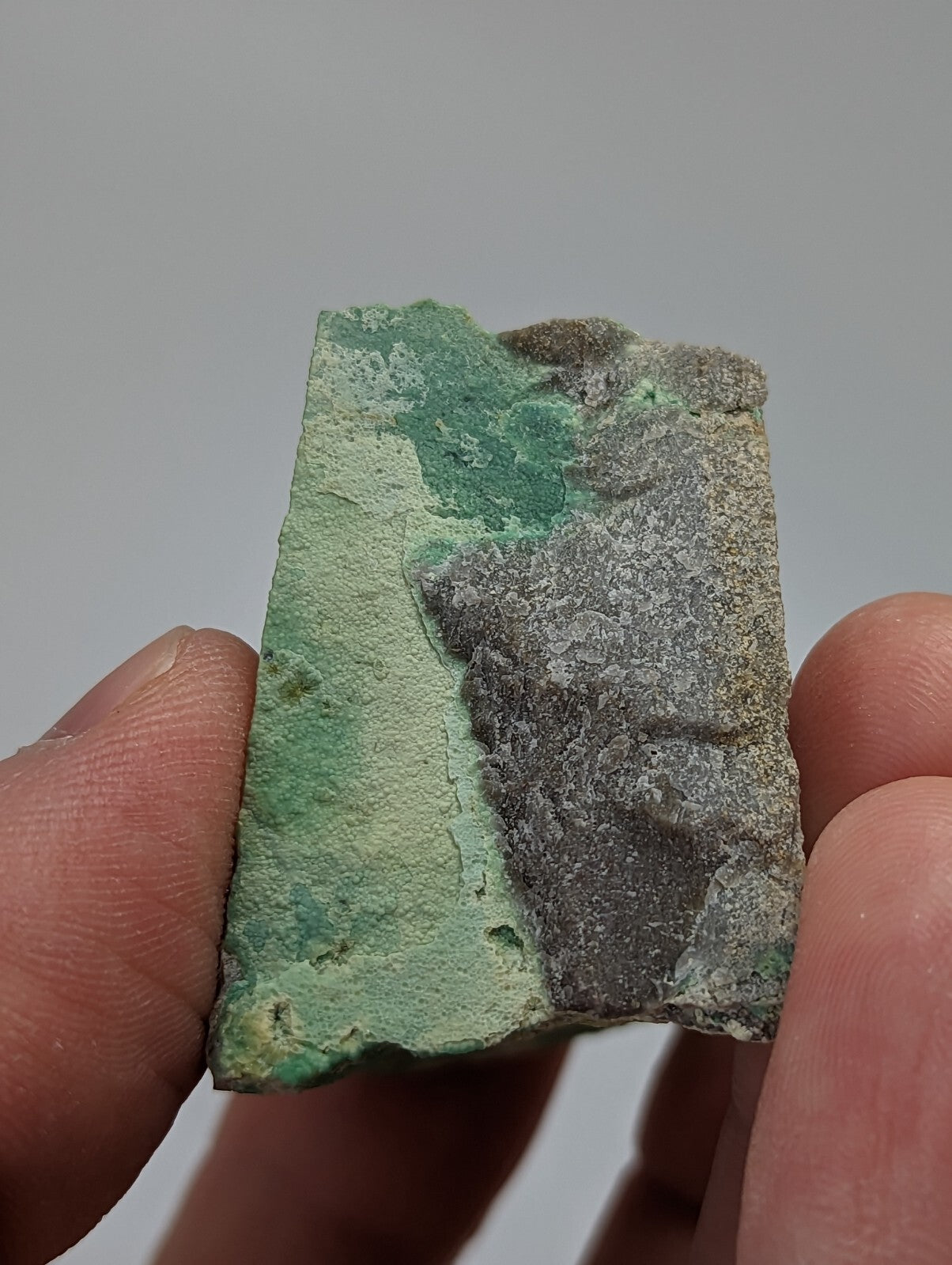 Rare Wavellite Smile Face on Variscite - Old Stock - Garland County, Arkansas
