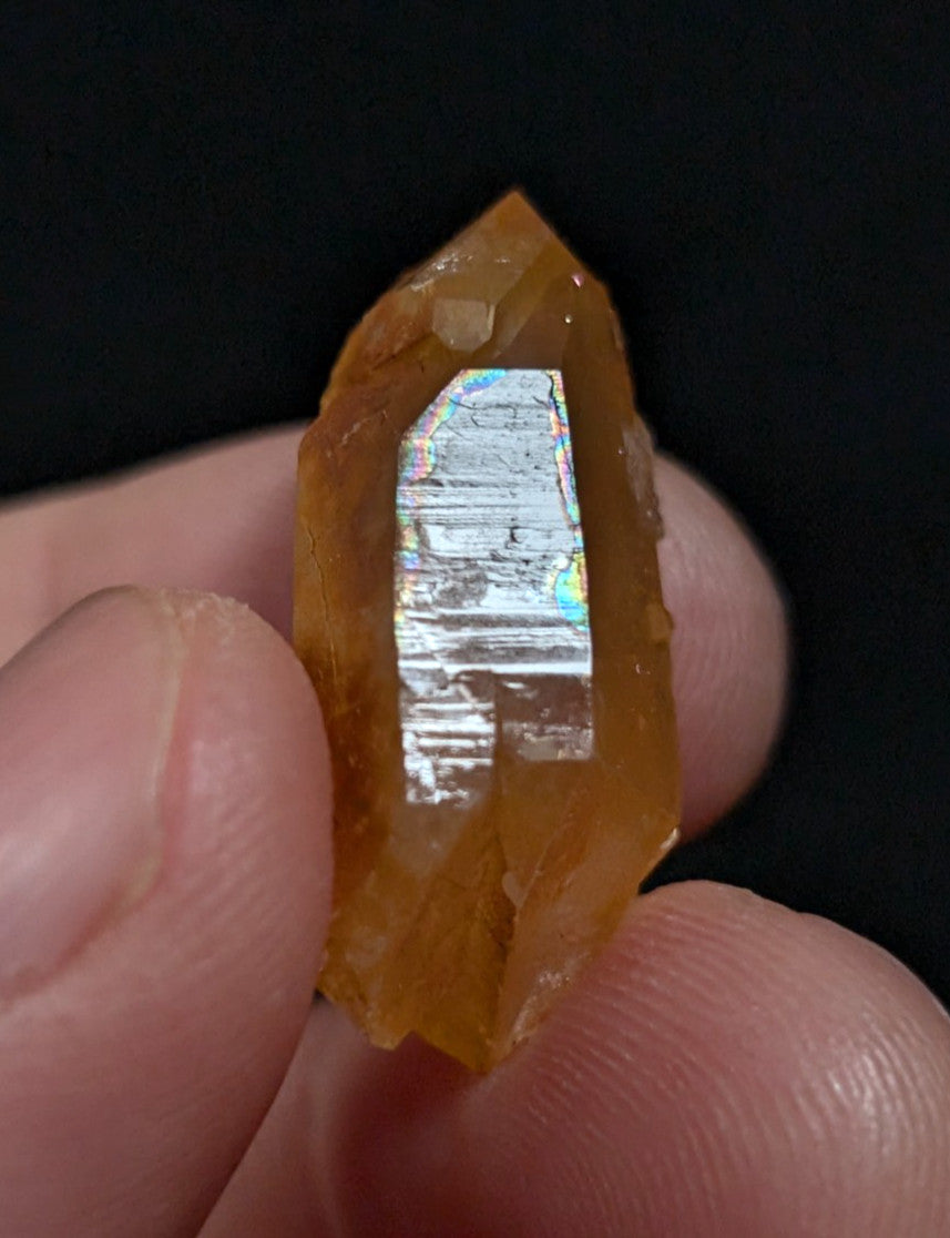 Unique Quartz w/ natural Rainbow Iridescence, Garland County, Arkansas, USA, A+