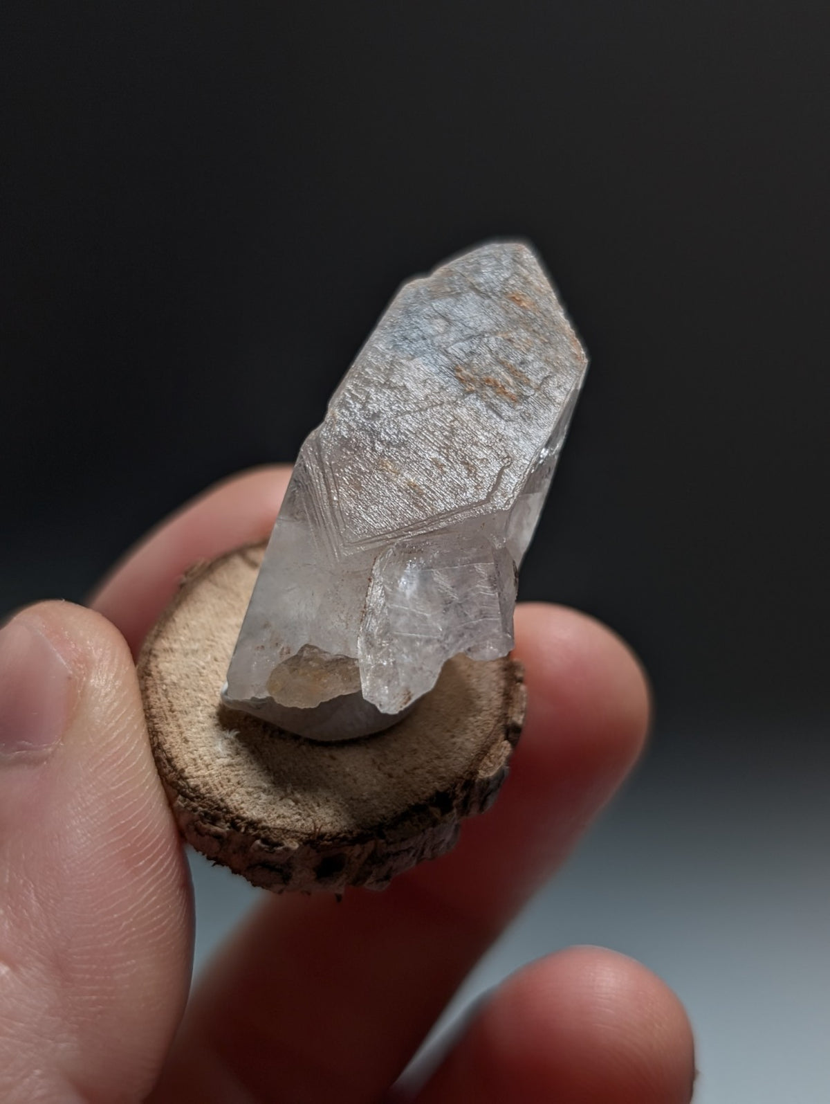 Growth Interference Quartz Crystal - Montgomery County, Arkansas, ooak, Unique