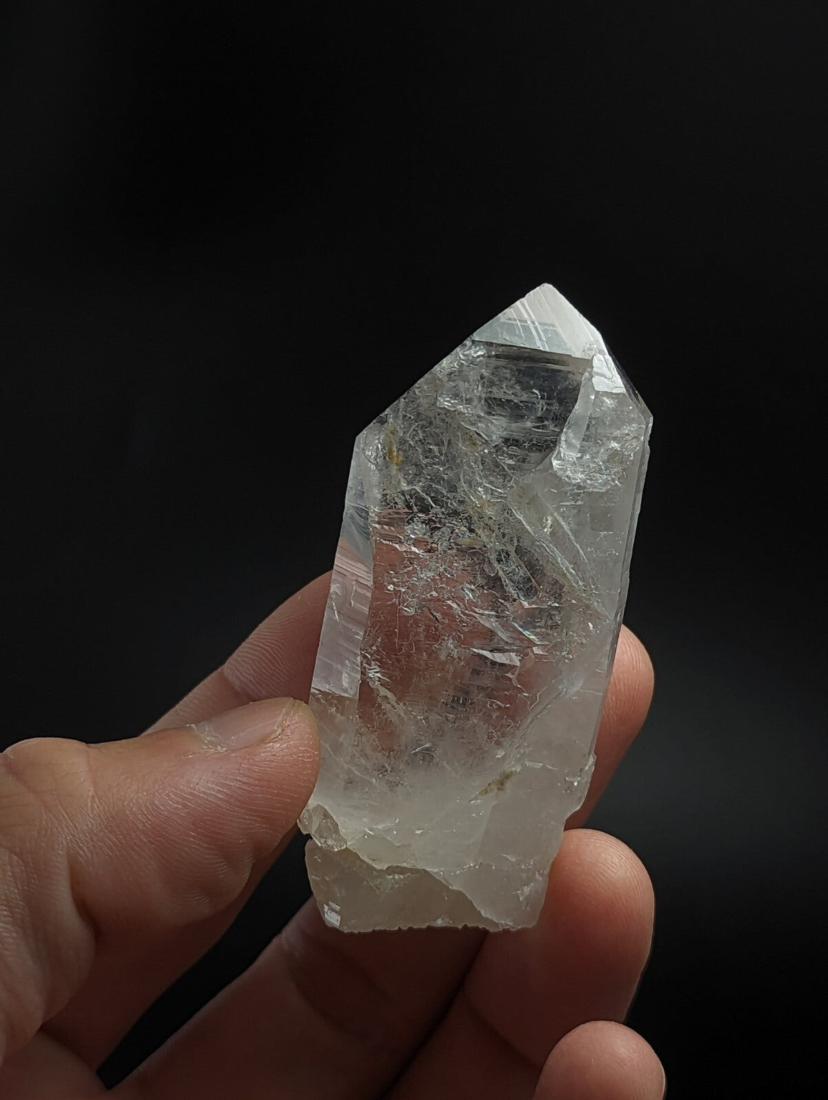Unique Quartz Crystal Point,Strange Old Stock,Garland County, Arkansas, Scepter?