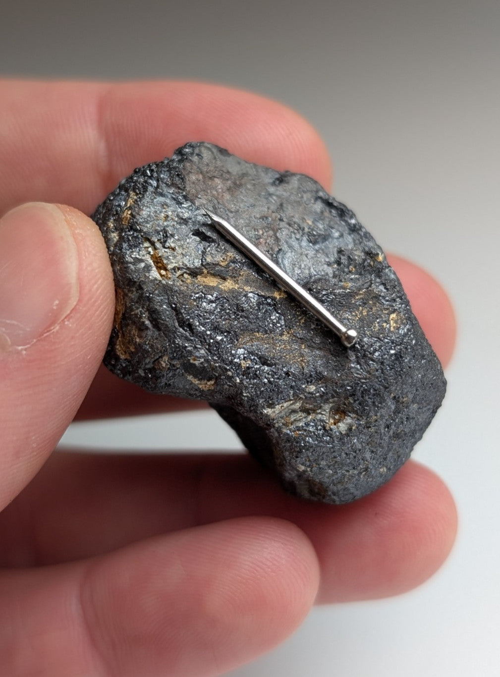 Magnetite (Lodestone), Magnet Cove, Arkansas,Unique Old Stock, natural magnet